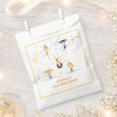 アクロバティックおもしろい誕生日の子供 フェイバーバッグ (クリップ留めされた状態)