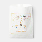 アクロバティックおもしろい誕生日の子供 フェイバーバッグ (正面)