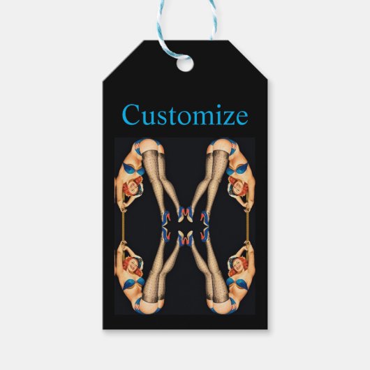 アクロバティックヴィンテージピンアップThunder_Cove ギフトタグ (正面)