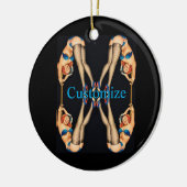 アクロバティックヴィンテージピンアップThunder_Cove セラミックオーナメント (左)