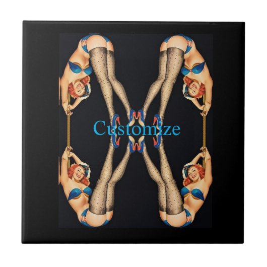 アクロバティックヴィンテージピンアップThunder_Cove タイル (正面)