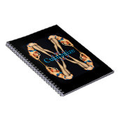 アクロバティックヴィンテージピンアップThunder_Cove ノートブック (右側)