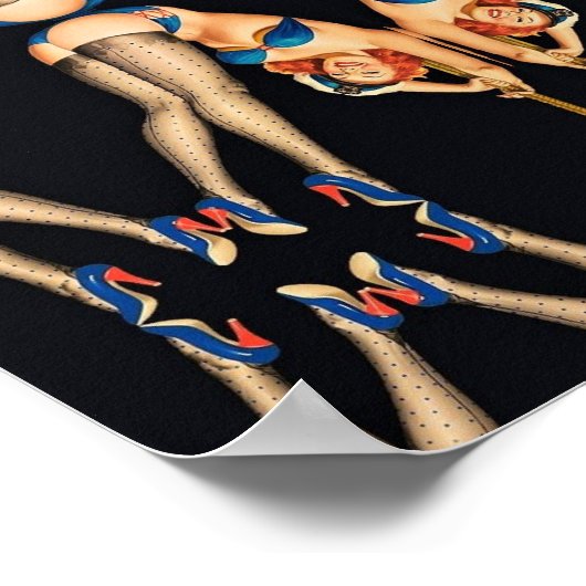 アクロバティックヴィンテージピンアップThunder_Cove ポスター (角)