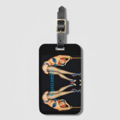 アクロバティックヴィンテージピンアップThunder_Cove ラゲッジタグ (正面縦)