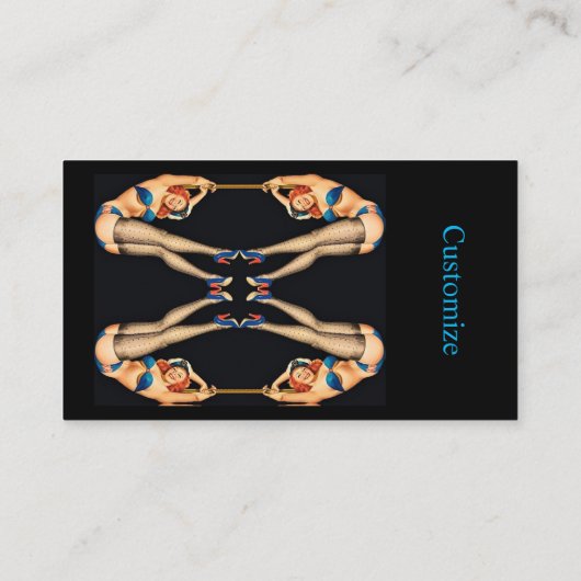 アクロバティックヴィンテージピンアップThunder_Cove 名刺 (裏面)