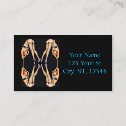 アクロバティックヴィンテージピンアップThunder_Cove 名刺 (正面)