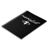 アクロバティック航空ガールズエアロヨガシルクス ノートブック (左側)