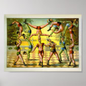 アクロバティック1891ヴィンテージサーカス ポスター (正面)