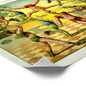 アクロバティック1891ヴィンテージサーカス ポスター (角)