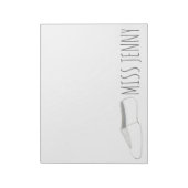 アクロパーソナライズされたタンブリングダンスジムコーチ先生 ノートパッド (回転)