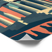 アクロポリスアテネグレセミニマリストアートポスター ポスター (角)