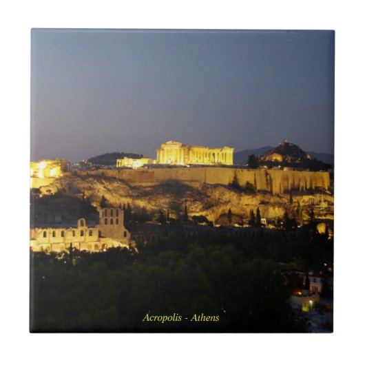 アクロポリス – アテネ タイル (正面)