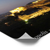 アクロポリス – アテネ ポスター (角)