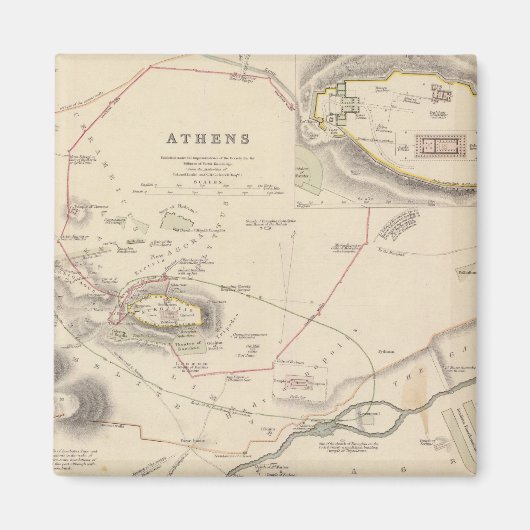 アクロポリス・アテネ マグネット (正面)