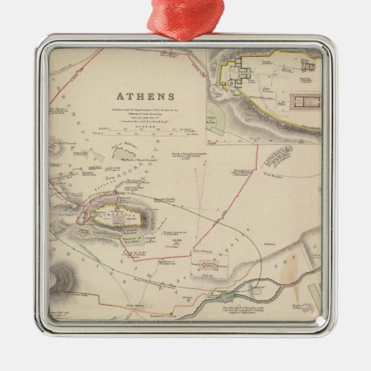アクロポリス·アテネ メタルオーナメント (正面)