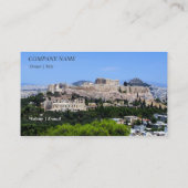 アクロポリス – アテネ 名刺 (裏面)