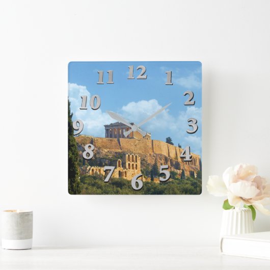 アクロポリス スクエア壁時計 (ホーム)