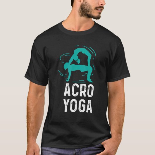 アクロヨガジムバディ Tシャツ (正面)