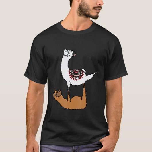 アクロヨガ・ラマ Tシャツ (正面)