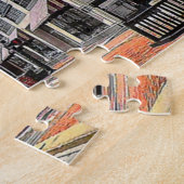 アクロンのメイン・ストリートの都市景観のジグソーパズル ジグソーパズル (側面)