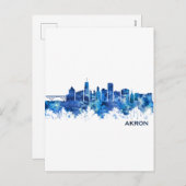 アクロンオハイオスカイラインブルー シーズンポストカード (正面/裏面)