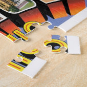 アクロンオハイオヴィンテージ旅行 ジグソーパズル (側面)