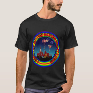 アクロンオハイオ州のナイトライフのワイシャツ Tシャツ