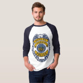 アクロンオハイオ州の警察のTシャツ。 Tシャツ (正面フル)