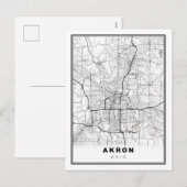 アクロン地図 シーズンポストカード (正面/裏面)