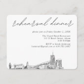 アクロン結婚のリハエレガントーサルディナー エンクロージャーカード (正面)