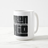 アクロン - オハイオ州 コーヒーマグカップ (正面右)