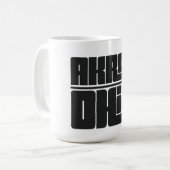 アクロン - オハイオ州 コーヒーマグカップ (正面左)