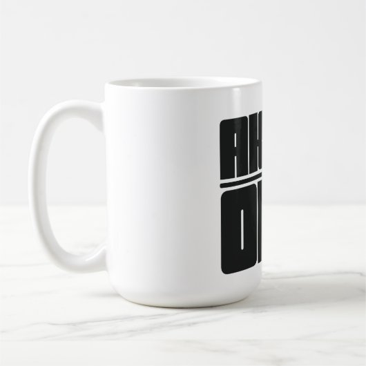 アクロン - オハイオ州 コーヒーマグカップ (左)