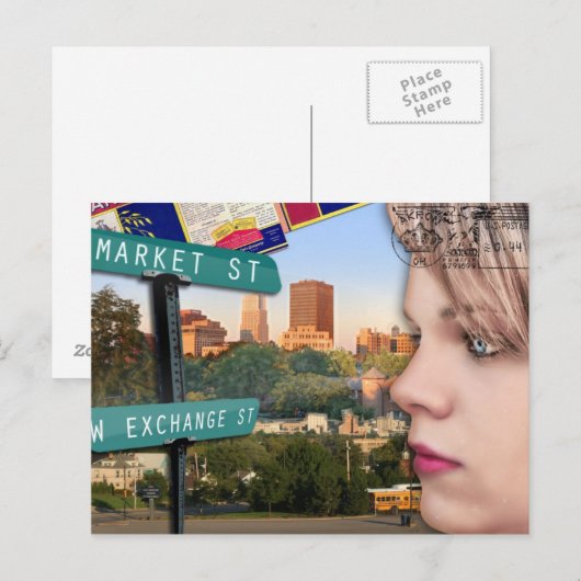 アクロン 8 枚組 ポストカード (正面/裏面)