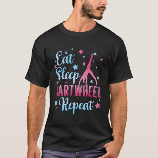 アクロ食べバット用のスリープホイール反復体操 Tシャツ (正面)
