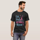 アクロ食べバット用のスリープホイール反復体操 Tシャツ (正面フル)