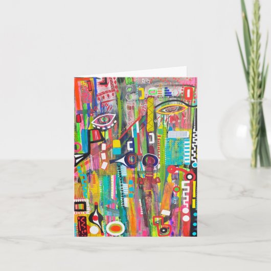 アクワルング ブランク ノート カード (正面)