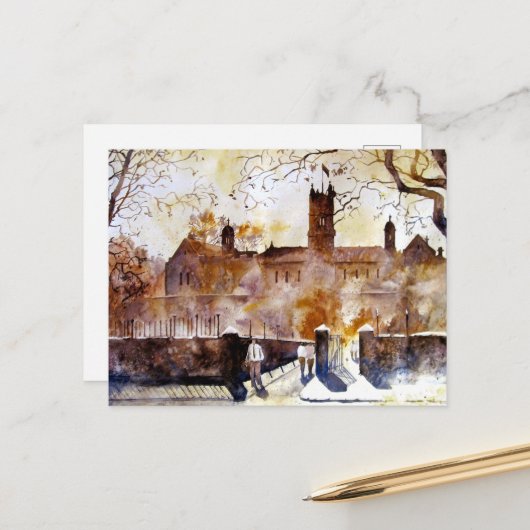 アクワレルカの水彩画 シーズンポストカード (正面/裏面インサイチュ)