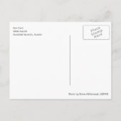 アクン島柱状玄武岩洞アリューシャン諸島 ポストカード (裏面)