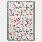 アクーンス、秋アート スローブランケット (正面縦)