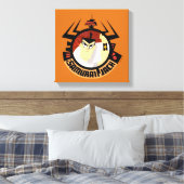 アク未来的フレームのサムライジャック キャンバスプリント (インサイチュ (寝室))