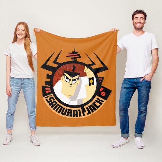 アク未来的フレームのサムライジャック フリースブランケット (インサイチュ)