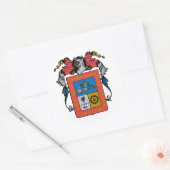 アグアスカリエンテス(州)コート・オブ・アームズ – MEXICO ラウンドシール (封筒)