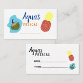 アグアスフレスカス名刺 名刺 (正面/裏面)