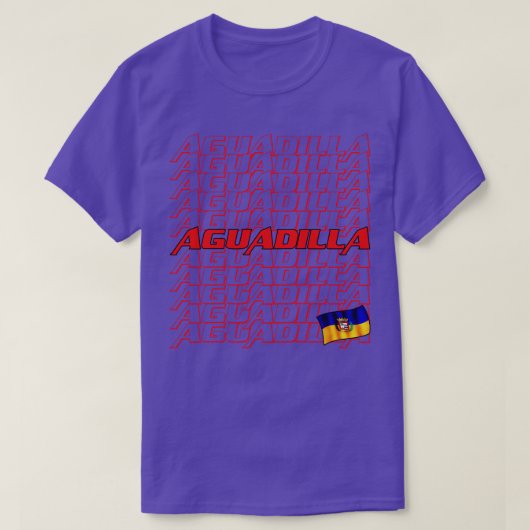 アグアディラカスケード文字5 Tシャツ (デザイン正面)