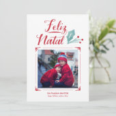 アグアレラ&カリグラフィア | Feliz Natal シーズンカード (スタンド正面)