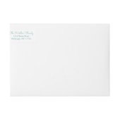 アグエララップのまわりに住所 シール ラップアラウンドラベル (正面)