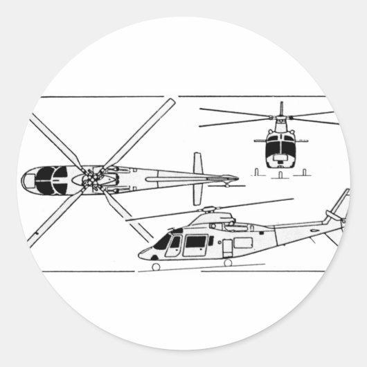 アグスタ109 ラウンドシール (正面)