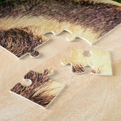 アグティ・モルモット・イン・ザ・グラス ジグソーパズル (側面)