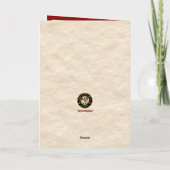 アグニュスタッグ&ロビンタータンチェック パーソナライズされた シーズンカード (裏面)